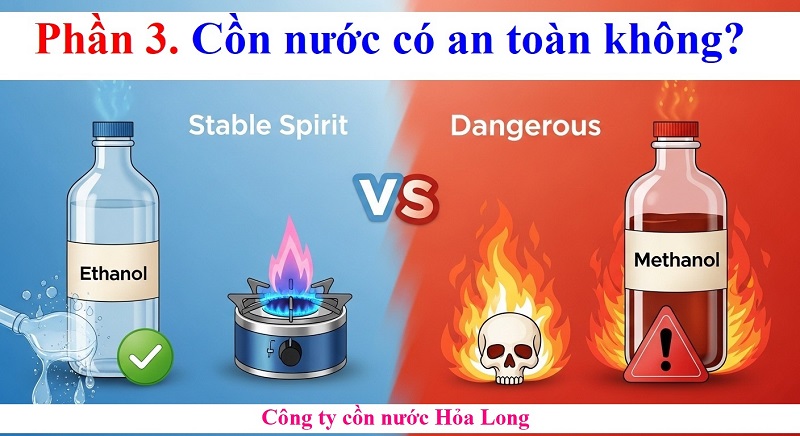 Cồn nước có an toàn không? Giải đáp chi tiết từ A–Z cho người dùng